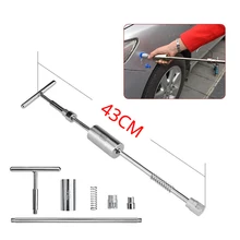 Ferramentas para reparo de amassados em carros, kit 2 em 1 com cola traseira, martelo, cola 43 cm longas s