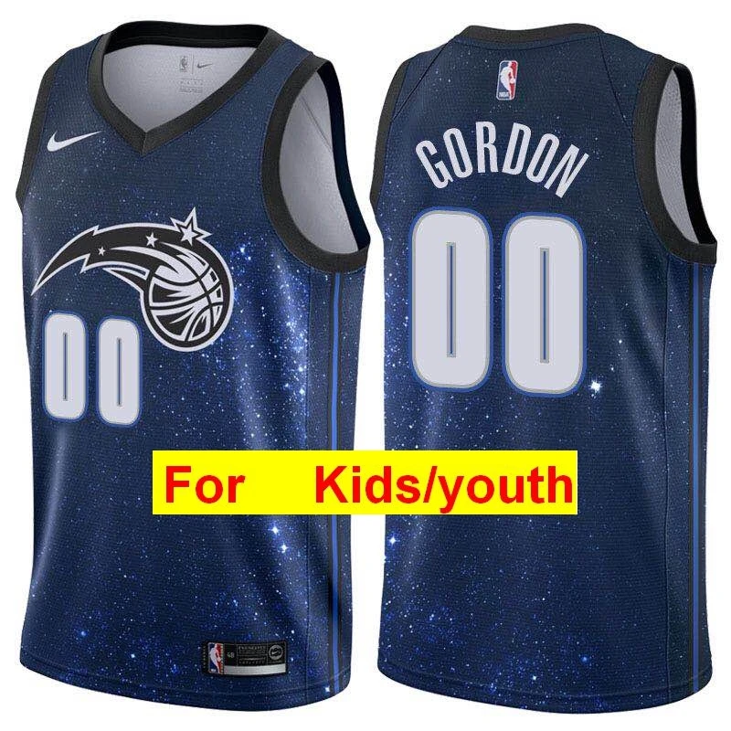Слоновая кость Orlando Tracy McGrady Anfernee Peny Hardaway шакиль О 'Нил Аарон Гордон Молодежные баскетбольные майки для детей - Цвет: Слоновая кость