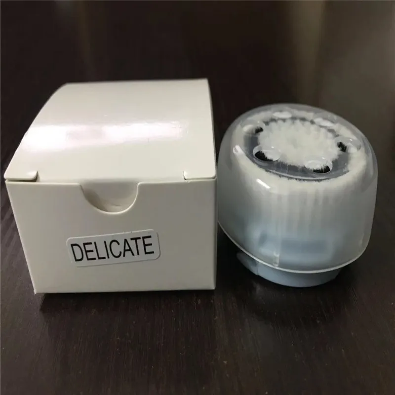 Delicate 1 шт., ультра звуковая Очищающая щетка для лица, Сменная головка для SMART PRO ARIA Fit PLUS, Миа, 1 Миа, 2 и 3 акне, глубокая пора - Цвет: Delicate