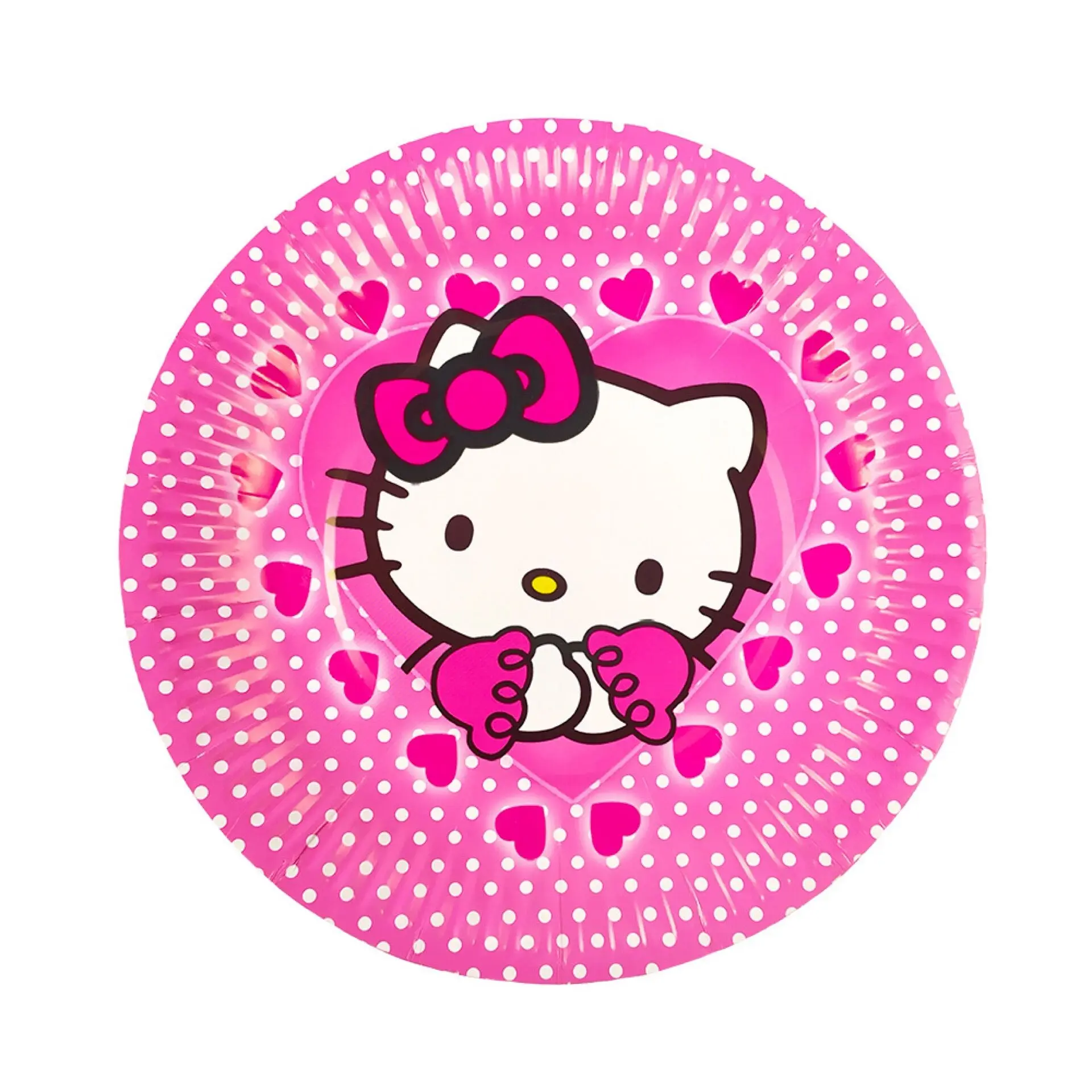 С Днем Рождения Декор поставки мультфильм hello kitty одноразовая посуда чашка