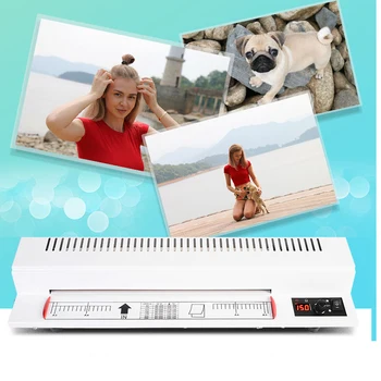 

Photo laminator 6 roller 320mm photo laminating machine A3/A4 iron shell glue machine home office paper laminating machine