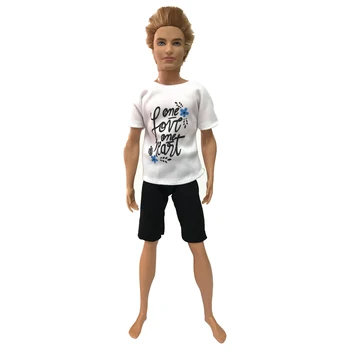 

NK NEWEST Prince Ken Doll Clothes Fashion Suit Cool Outfit For Barbie Boy KEN Doll Children's Birthday Presents Gift 025B 9X