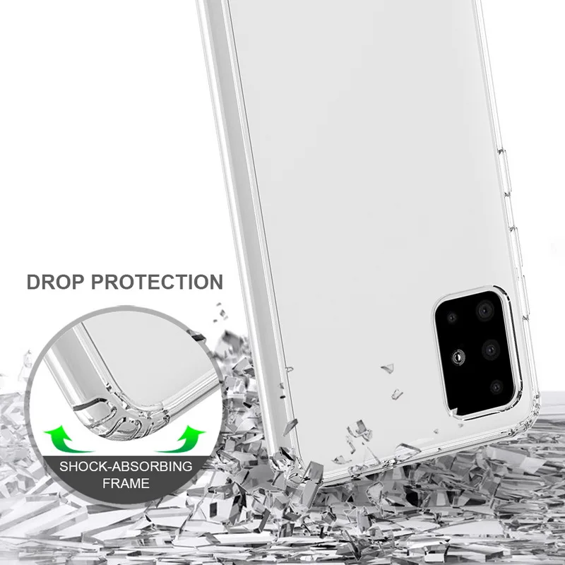 Чехол для Samsung A51 A71 ударопрочный акриловый чехол накладка Galaxy A51|Бамперы| |