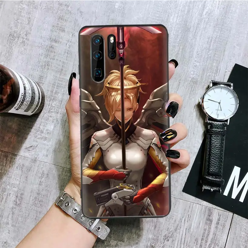 Overwatchs OW D. VA черный чехол для телефона huawei mate 30 20 10 P30 P20 P10 Pro Lite P Smart Z Роскошный чехол - Цвет: BA141-9