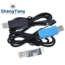 PL2303 PL2303HX/PL2303TA USB RS232 TTL dönüştürücü adaptör modülü ile toz geçirmez kapak PL2303HX için arduino indir kablo