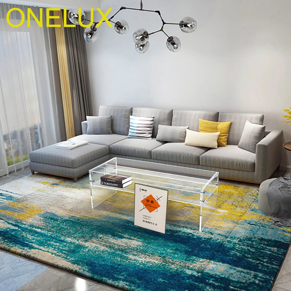 Kd Packed Acrylic Coffee Table Clear Occasional Side Sofa Table Modern Decorative Luxury Boutique Tables Coffee Tables Aliexpress