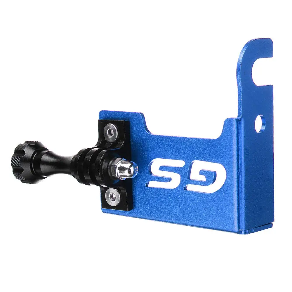 

Motorcycle Front Left Mount Stand Bracket Cam Camera Bracket for BMW R1200GS LC ADV for Go Pro Blue