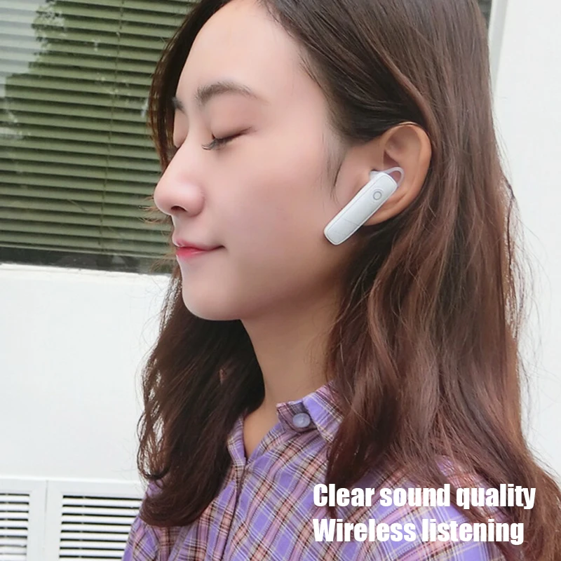 Портативный Bluetooth наушники беспроводной Крюк дизайн удобный мобильный телефон Earbu карта памяти