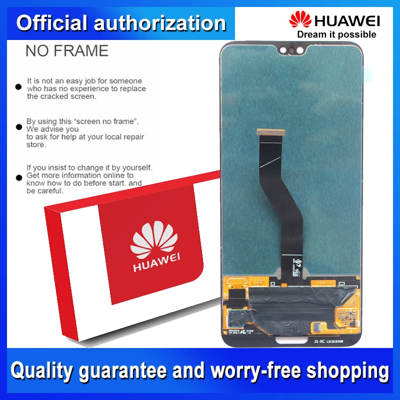 6,1 ''дисплей Замена с отпечатком пальца для huawei P20 Pro lcd кодирующий преобразователь сенсорного экрана в сборе CLT-L09 CLT-L29