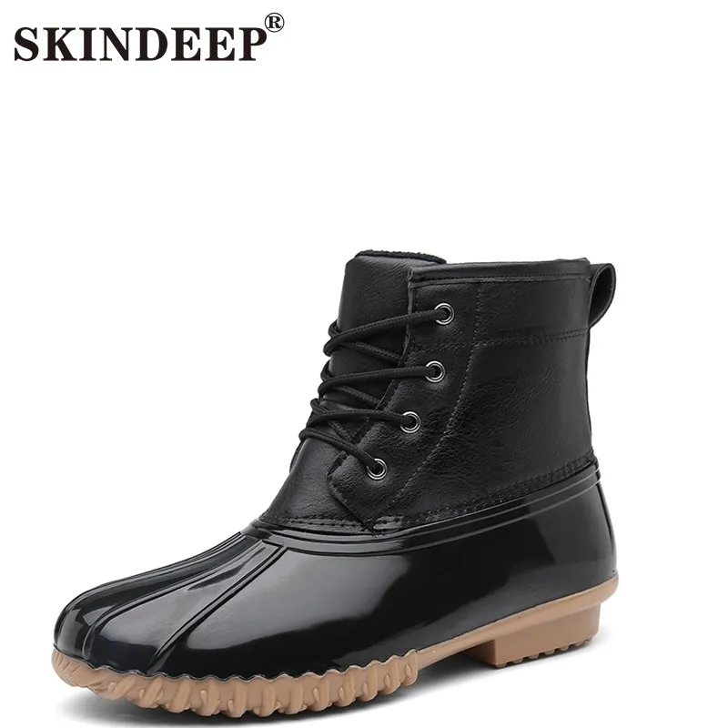

SKINDEEP 2020 Fashion Explosion Style Large Size Snow Shoes Ultra Light Warm Colorblock Cotton Shoes