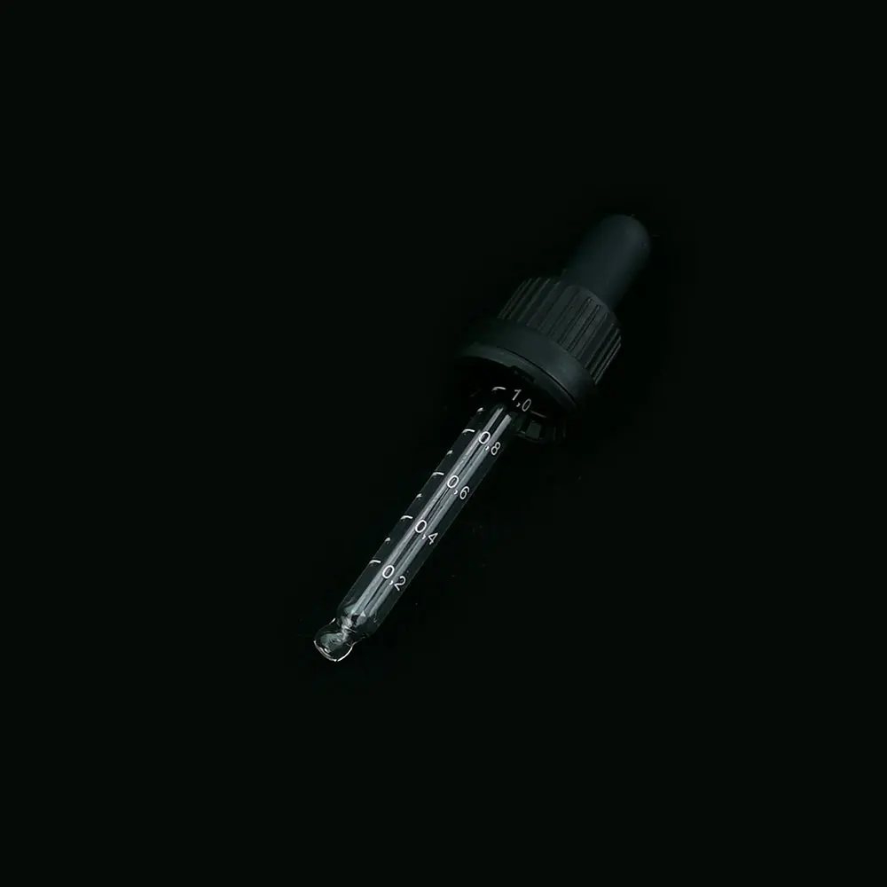 100pcs 1g valume measurable dropper for 30ml bottle Liquid essential massage basic oil Pipette Refillable essential oil Bottles