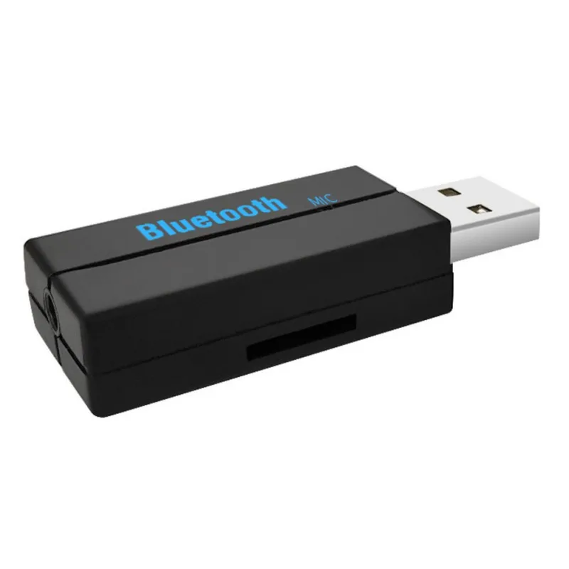 USB Bluetooth приемник 3,5 мм порт TF кард-ридер Встроенный микрофон аудио адаптер