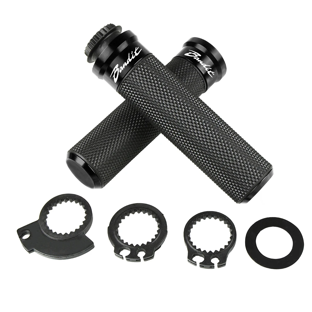 Для SUZUKI GSF 250 600 600S 650 650S 650N 1200 1250 Bandit 650S 7/" 22 мм Универсальная ручка для мотоцикла Руль Ручка - Цвет: Black