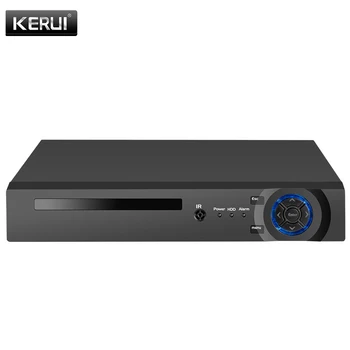 

KERUI 8CH 4CH POE NVR 8 Channel Surveillance Video Recorder 5MP H.265 CCTV Camera System Security Onvif Face Detection Recorder