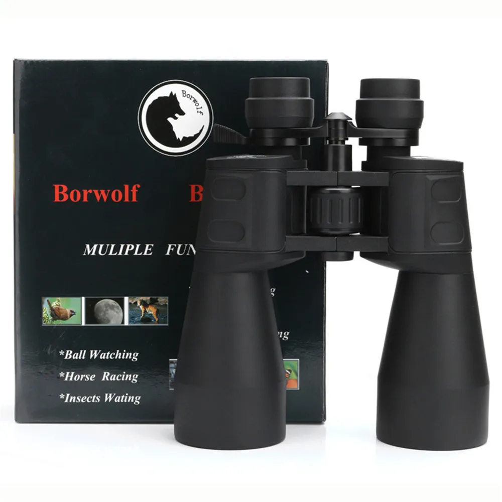 Borwolf 10-380X100 с высоким увеличением дальность зума 10-60 раз охотничий телескоп бинокль HD профессиональный зум