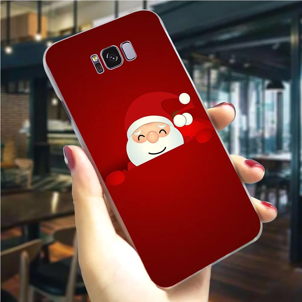Рождество год Жесткий Чехол для мобильного телефона для Samsung Galaxy S6 Чехол для Note 8 9 M10 M20 M30 Galaxy S6 S7 край S8 S9 S10 плюс S10e - Цвет: K3002207