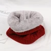 Hot Soft Unisex Brushed Knit Neck Warmer Circle Loop Snood Shawl Thicken Scarf Collar Cowl Go Out Wrap Winter Warm Accessories 5