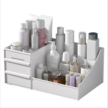

Large Capacity Cosmetic Storage Box Makeup Drawer Organizer Jewelry Nail Polish Makeup Container Desktop Sundries Storage Box
