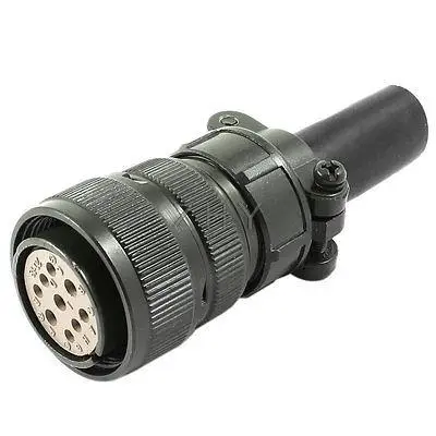 

AC 500V 13A 9Pin Female Cable Aviation Plug Straight Connector Adapter