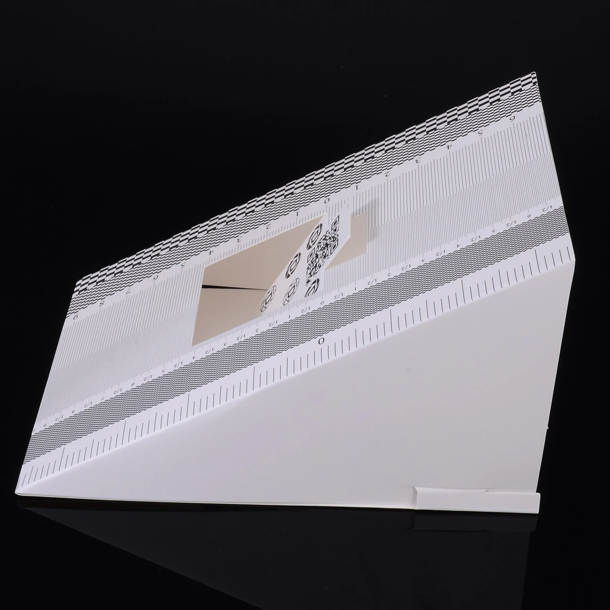 For Photo Studio 1PC Calibration Alignment Ruler Chart Folding Card Lens Focus AF Micro Adjustment Calibration Ruler POHIKS