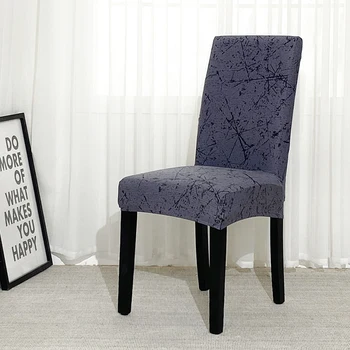 

Cross Pattern Print Chair Covers Spandex Dining Elastic Chair Covers Spandex Stretch Elastic Anti-dirty Removable 1/2/4/6piece