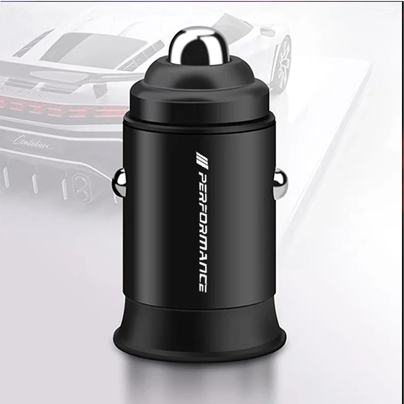 3 1a алюминиевое автомобильное зарядное устройство с двумя USB-портами