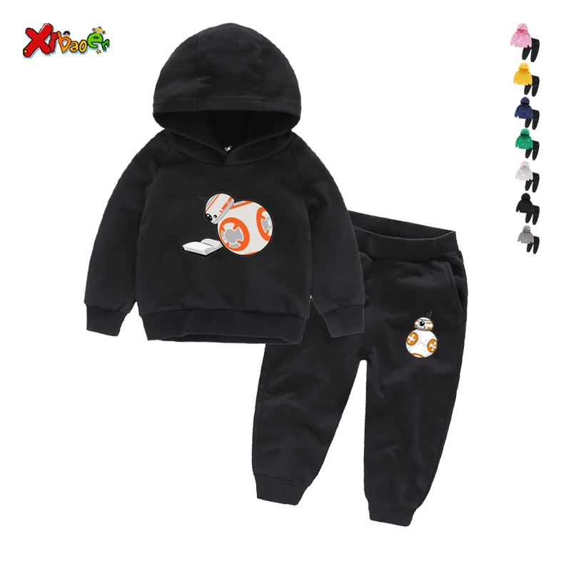 

Toddler Tracksuit Autumn Baby Clothing Sets Children Boys Girls Fashion Brand Clothes Kids Hooded T-shirt and Pants 2 Pcs Suits