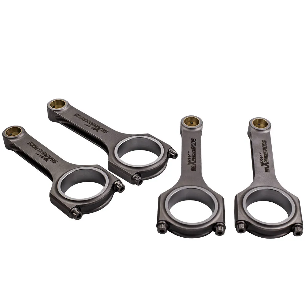 

4340 Conrods Connecting Rod For VW Golf MK4 Gti For Audi A3 A4 A6 S3 S4 TT 1.8T 144mm Floating Shot Peen Crankshaft Screws