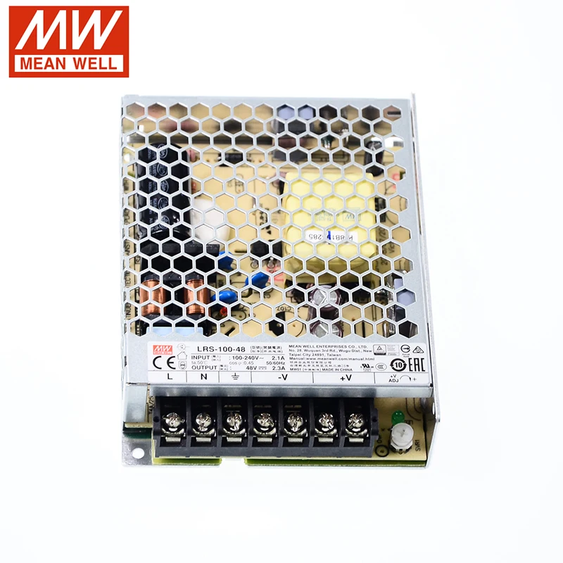 MEAN WELL LRS 100 48 110 4 Вт в импульсный источник питания В/220 В переменного тока до