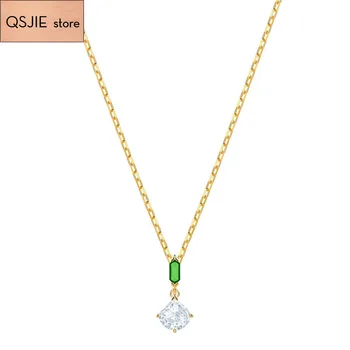 

Qsjie high quality SWA elegant shining crystal women's Pendant Necklace Fashion Jewelry