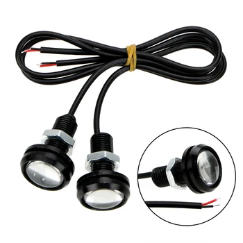 

Universal Reverse Backup Turn Signal Lamp Car Eagle Eye LED Light 23mm 4014 12SMD DC12V 5W 2PCS DRL Daytime Running Light