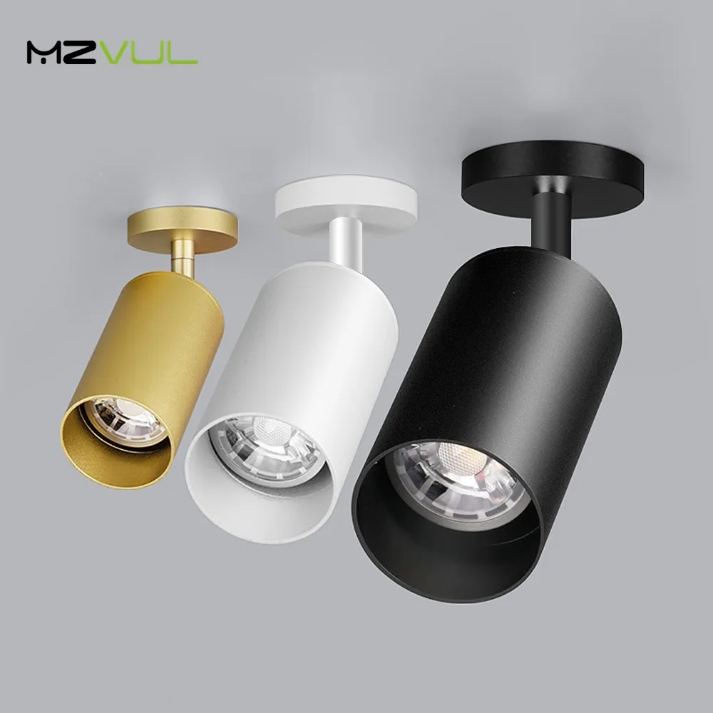 Led Downlights Surface Mounted GU10 Led Bulb Replaceable Led Spot lights Living room 110/220V Spot Led Light Fixture