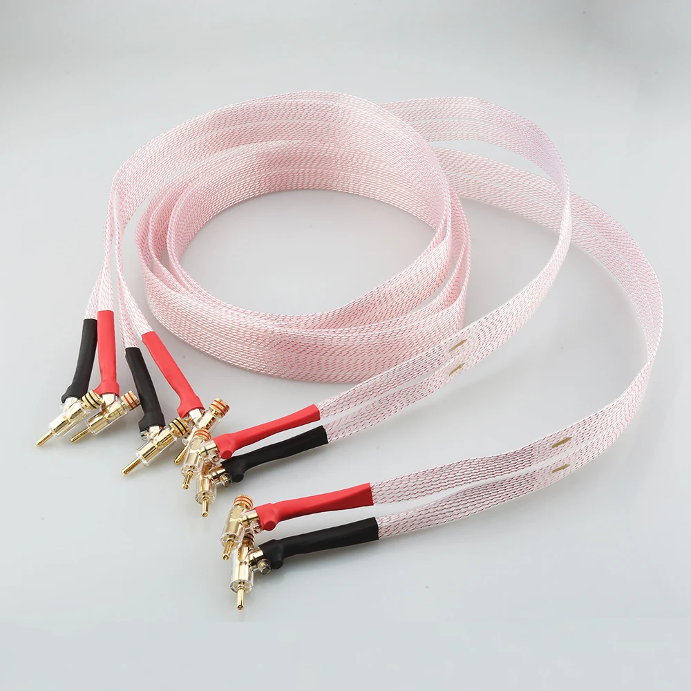 

Nordost Valhalla Hifi Speaker Cable Speaker Cable PC OCC Silver Plated Loudspeaker Cable With Gold Plated locking Banana Plug