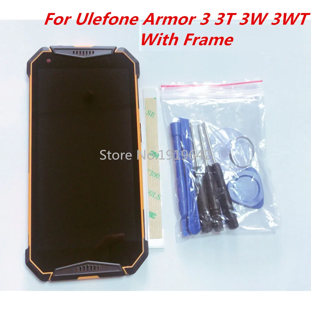 Инструменты для ремонта + Ulefone Armor 3 3T 3W 3WT Android 8 1 ЖК дисплей в сборе с рамкой