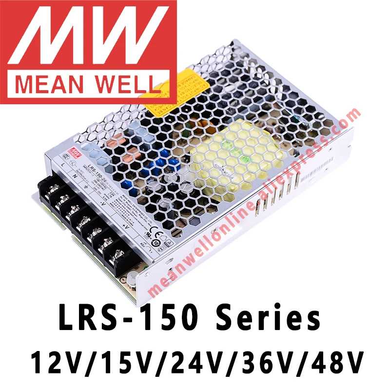 

Mean Well LRS-150-12V 15V 24V 36V 48V Switching Power Supply meanwell AC/DC 150W Single Output