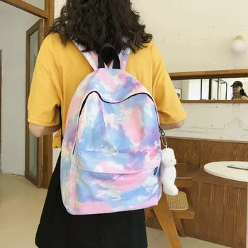 

New Style INS Manufacturers Wholesale STUDENT'S Backpack New Style of Junior and Senior High School STUDENT'S Backpack Korean-st