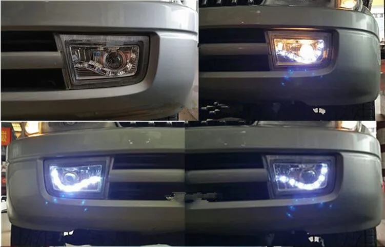 2 шт. авто Стайлинг переднего бампера Туман светильник тумана для Toyota prado LC90 FJ90 96 03
