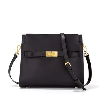 

Women Casual Tote Black Genuine Leather Bags Career women Handbag Lady OL Bag Shopping Business Handbags