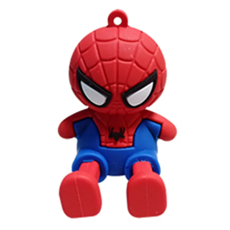 

Spider-Man 3D Mobile Phone Bracket PVC Flexible Glue Keychain Dual Purpose Creative Pendant Gift Direct Selling