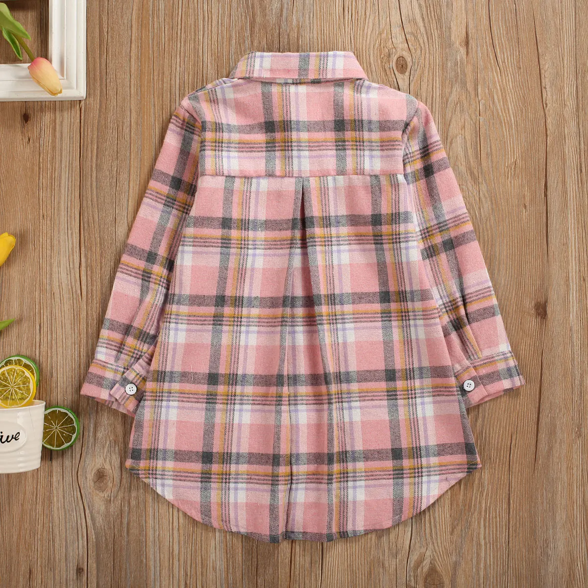 FOCUSNORM Spring Autumn Shirts Toddlers Newborn Boys Girl Kids Casual Plaid Coat Top Long Sleeve Outwear Long Shirts 18M-7Y