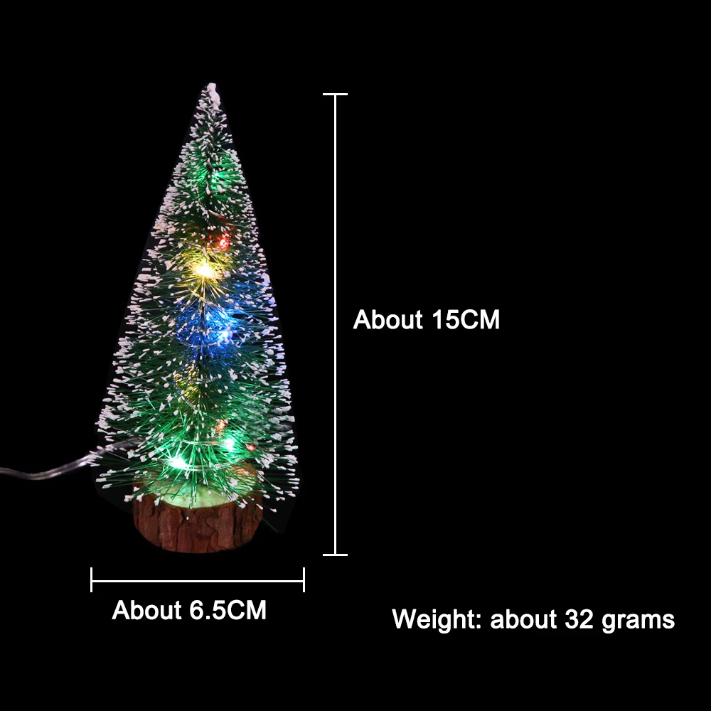 Новинка, рождественские украшения, украшение стола, светодиодный мини-светильник, Рождественская елка, дом, свадебное украшение, сделай сам, поставка