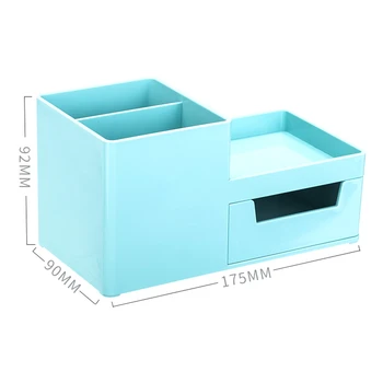 

Nordic three grid slant insert creative pen holder multi function desktop DECORATION ORNAMENT make up brush barrel storage box