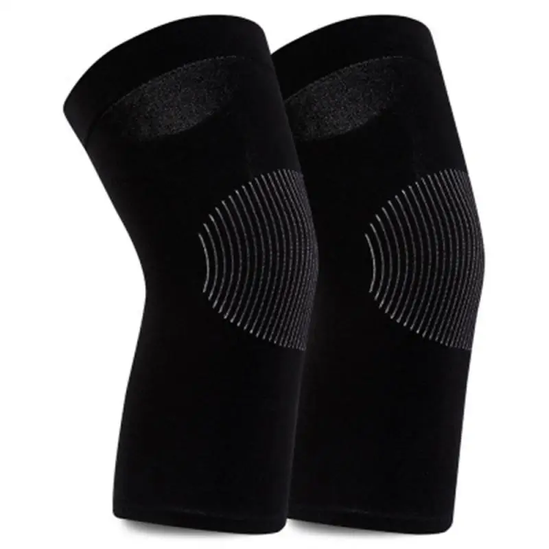 1 Pair Sports Kneepad Kneepad Warm Women's Knee Joint Ultra-thin Air-conditioned Room Breathable Seamless Knee Pads