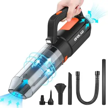 

6000PA Wireless Handheld Vacuum cleaner+Air Blower Dust collector Home Car Computer Vaccum Cleaner Rechargeable 6600MAH Battery