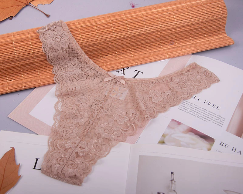 Big size XL-5XL Women lace G-Strings shorts Briefs sexy underwear ladies panties lingerie pants thong intimate wear 3pcs ac148