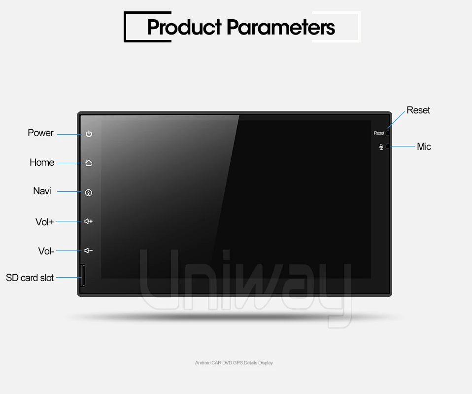 Cheap Uniway AWD7071  android 9.0 car dvd for nissan qashqai x-trail almera note juke universal multimedia car gps navigation player 14