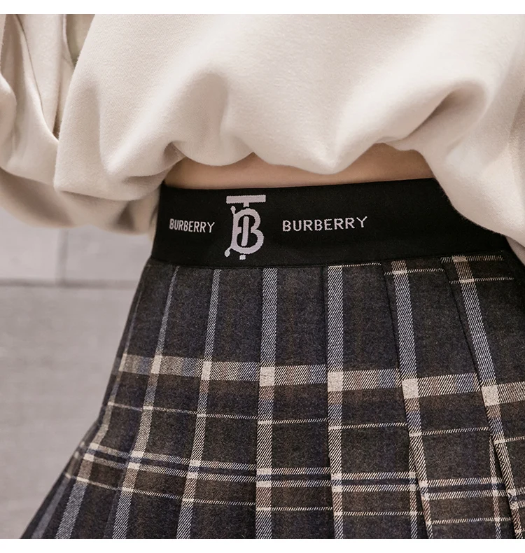 YOSO женская короткая юбка зимняя новая Корейская клетчатая плиссированная юбка маленькая свежая юбка в духе колледжа Ins