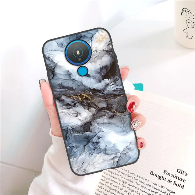 Soft Marble Phone Case For Nokia 1.4 8.3 5G Cases For Nokia 7.3 7.1 Plus 5.4 2.4 3.4 3.2 9 1.3 5.1 2.1 Silicone Protective Cover M730