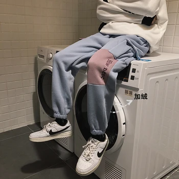 

UYUK Winter Clothing New Casual Street Style Fashion Trend Hip Hop Stand-up Collar Leather Cotton-padded Man Streetwear