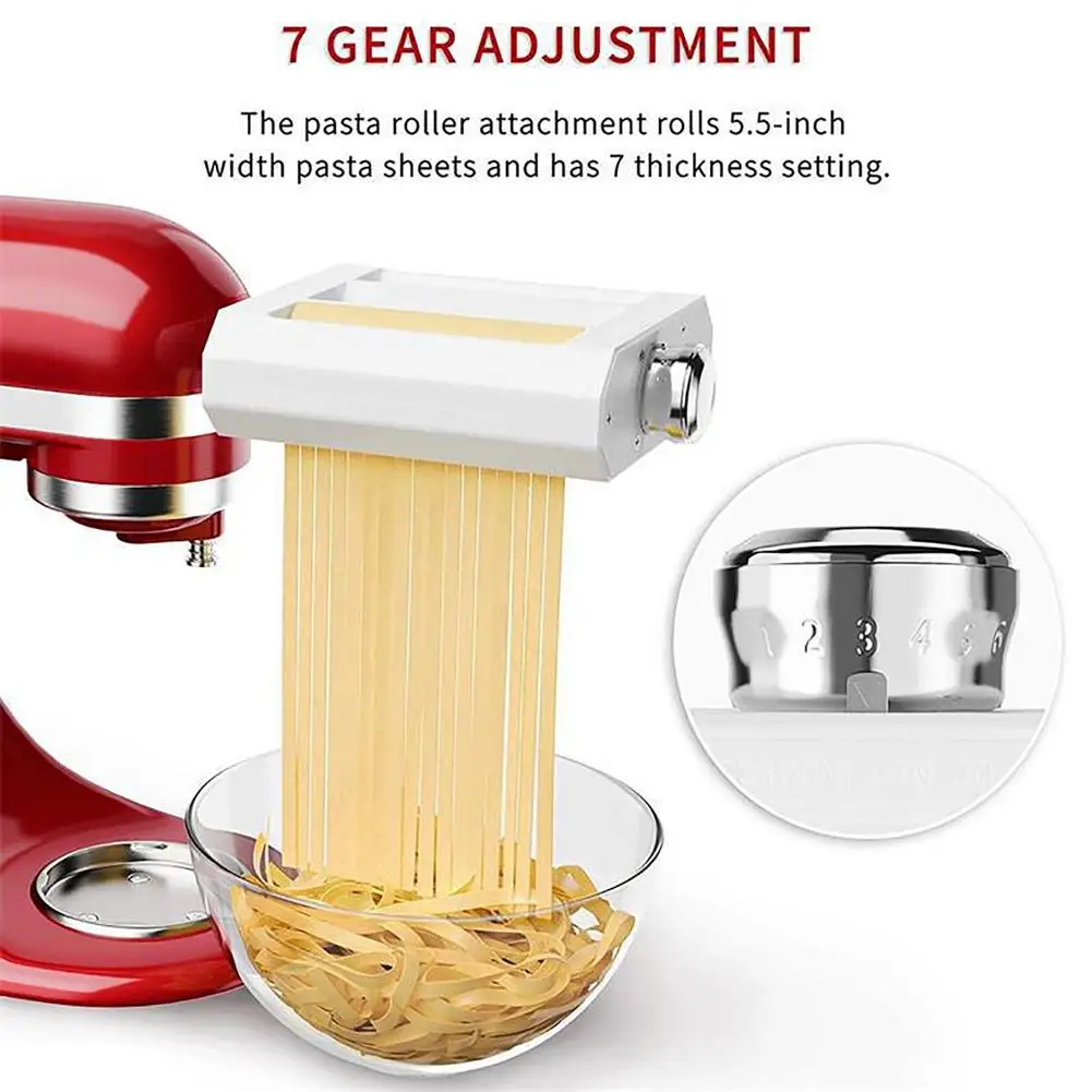 Spaghetti Maker 3 In 1 Pasta Maker Roller For Kitchen Stand Mixers Household Ravioli Makers Kitchen Accessories